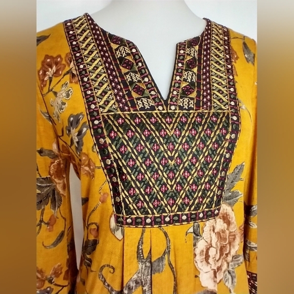 SOFT SURROUNDINGS BOHO BLOUSE - Picture 4 of 8